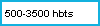 500-3500 hbts