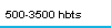 500-3500 hbts
